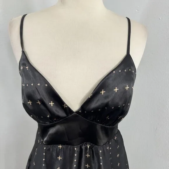 XX3‎ Mini Dress Womens S Black Floral Babydoll - Picture 2 of 11